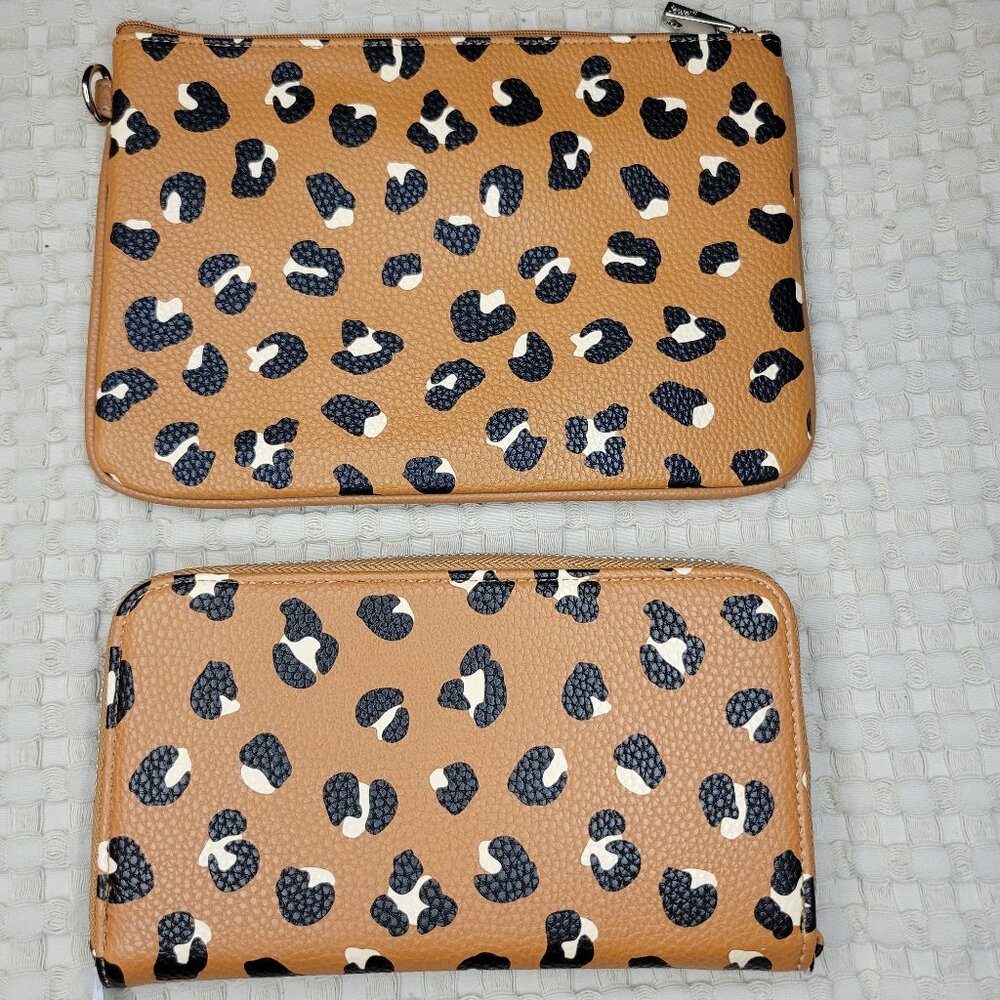 Thirty-One All About the Benjamins Wallet and Zipper Pouch